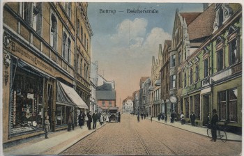 AK Bottrop im Ruhrgebiet Essenerstraße mit Menschen 1923 RAR