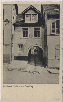 AK Blieskastel Torbogen am Schloßberg 1944 RAR