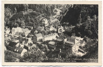 AK Bad Berneck im Fichtelgebirge mit Hotel Bube 1930