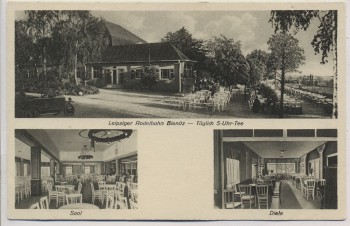 AK Mehrbild Leipzig Burghausen Rodelbahn Bienitz 1920
