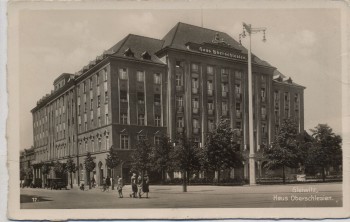 AK Foto Gleiwitz Gliwice Haus Oberschlesien Schlesien Polen 1940