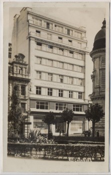 AK Foto Reichenberg Liberec Haus und Kreditkasse des Angestellten Verbandes Böhmen Tschechien 1940 RAR