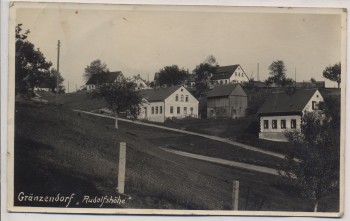 VERKAUFT !!!   AK Foto Gränzendorf Hraničná Rudolfshöhe b. Johannesberg Janov nad Nisou Rychnov Reichenau Böhmen Tschechien 1929 RAR