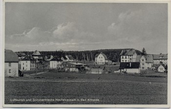 VERKAUFT !!!   AK Foto Neufalkenhain Ortsansicht Nowa Sokołówka b. Bad Altheide Polanica-Zdrój Schlesien Polen 1933