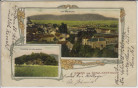 AK Gruss aus Conz-Karthaus Konz Ortsansicht Granahöhe Saar Mosel 1907 RAR