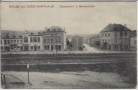 AK Gruss aus Conz-Karthaus Konz Constantin- und Granastrasse mit Bahngleis Saar Mosel 1907 RAR