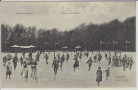 AK Eisbahn Waldau viele Menschen Stuttgart Degerloch 1906 RAR