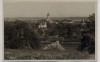 AK Foto Aichach Ortsansicht mit Bahngleis 1933