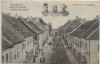 AK Festung Peterwardein Hauptgasse Petrovaradin b. Neusatz Novi Sad Serbien Feldpost 1917 RAR