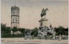 AK Duisburg Kaiserdenkmal auf dem Kaiserberg mit Kanone 1909