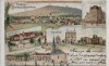 AK Bistritz am Hostein Bystřice pod Hostýnem Schule Hotel Markt Tschechien 1900 RAR