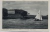 VERKAUFT !!!   AK Angerburg Węgorzewo Gästeheim Jägerhöhe am Schwenzaitsee mit Segelboot Ostpreußen Polen 1934