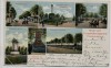 AK Mehrbild Gruß vom Truppenübungsplatz Friedrichsfeld b. Voerde 1925