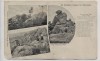 AK Die Dörenther Klippen bei Ibbenbüren mit Gedicht 1909