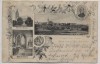 VERKAUFT !!!   AK Oberursel Totalansicht Stadtkirche Gruß vom 25 jähr. Jubelfeste des Kath. Gesellenvereins 1902 RAR