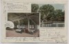 VERKAUFT !!!   AK Gruss von der Rabeninsel bei Halle an der Saale Etablissement Kurzhals 1905