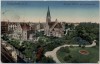 VERKAUFT !!!   AK Königshütte Chorzów Evangl. Kirche mit Hüttenvilla Schlesien Polen 1916