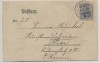 AK Wiesbaden Theater Rathaus Nerotal mit geprägtem Kleeblatt Kunstanstalt Rosenblatt 1903