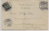 VERKAUFT !!!   Präge-AK Gruss aus Gera Sorge 1901