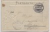 Präge-AK Altenburg Ortsansicht mit Schloss und Wappen 1901