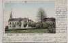 VERKAUFT !!!   AK Lugau in Sachsen Kirche mit Pfarrhaus 1901 RAR