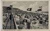 AK Nordseebad Westerland auf Sylt Südstrand mit Menschen und Fahnen 1939