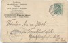 Präge-AK Blumenmotiv mit Gedicht 1903