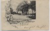 AK Gruss vom Katzenberg bei Krögis Nossen Katze 1901 RAR