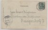 Passepartout AK Zittau Bismarckdenkmal mit Fahne 1902