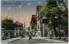 AK Meiningen Georgstraße mit Radfahrerin Feldpost 1915