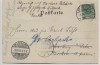 AK Königstein im Taunus Stoltze-Plätzi Wanderer Gedicht 1900
