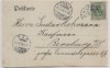 AK Gruss aus dem Bodetal Rosstrappfelsen bei Thale 1903