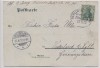 AK Hamburg Gruss aus Blankenese Dockenhuden Partie aus dem Hirschpark Brücke Menschen 1902