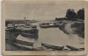 VERKAUFT !!!   AK Schmalleningken Smalininkai (Jurbarkas) Hafen mit Schiffen Memel von Tilsit nach Kowno Feldpost Ostpreußen Litauen 1915 RAR
