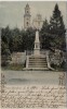VERKAUFT !!!   AK Großmergthal Mařenice Kirche mit Denkmal 1866 Böhmen Tschechien 1904