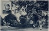 AK Schwarzenbek in Schleswig-Holstein Bismarckstrasse mit Bismarckeiche Menschen 1908 RAR