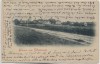 AK Gruss aus Mildstedt Ortsansicht mit Kirche 1904