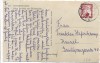 AK Saarbrücken Altes Rathaus am Schlossplatz mit MiNr. 282 Saarland 1954