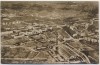 AK Foto Berlin Ausstellungshallen mit Funkturm vom Flugzeug aus 1930