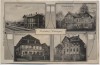 VERKAUFT !!!   AK Mehrbild Kraftsdorf / Thüringen Bahnhof Geschäftshaus Postamt ... 1910