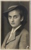 AK Foto RAD-Maid in Uniform mit Hut und Hakenkreuz 1940 RAR