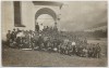 VERKAUFT !!!   AK Foto Engelberg Gruppenfoto Soldaten Priester Orchester Obwalden Schweiz 1915