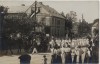 AK Foto Burgstädt Festumzug Gesangsverein Euterpe Straßenansicht 1910 RAR