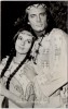 VERKAUFT !!!  AK Foto Karin Dor Pierre Brice Winnetou 2 1964