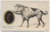 VERKAUFT !!!   AK Dieses Spieglein gibt dir kund Wer hier der grösste ... Schweinehund 1910