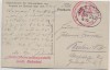 VERKAUFT !!!   AK Goch Bahnhof Gepäckrevision Soldaten Stempel Grenzüberwachungsstelle Bahnpost 1915 RAR