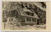 AK Foto Kipsdorf Hausansicht im Winter bei Altenberg Sachsen 1954