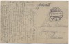 AK Chauny L'Huilerie Fabrik mit Boot Feldpost Aisne Frankreich 1914 RAR