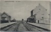 AK Staden De Statie Bahnhof Westflandern Belgien 1917