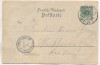 AK Litho Gruss aus Bad Liebenstein mit Zug und Villa 1897